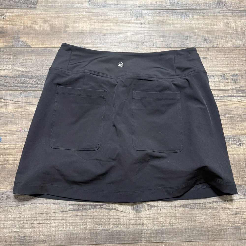 Athleta Tee Tim High Rise 15" Black Skort Women's Size. Medium - Picture 10 of 12